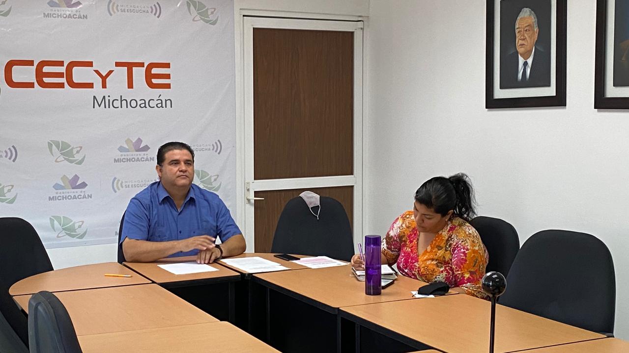  Directivos del CECyTEM trabajan en línea con autoridades educativas estatales
