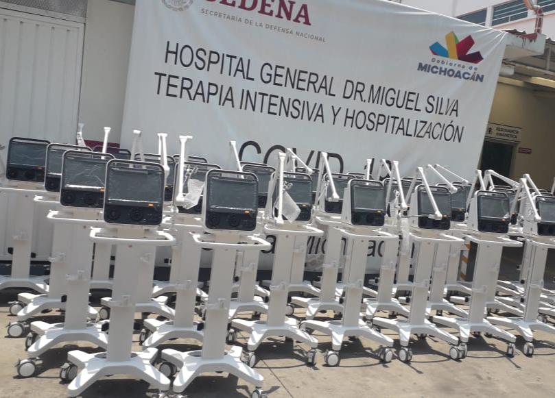  Con 30 ventiladores y personal enviado por INSABI, refuerza SSM atención