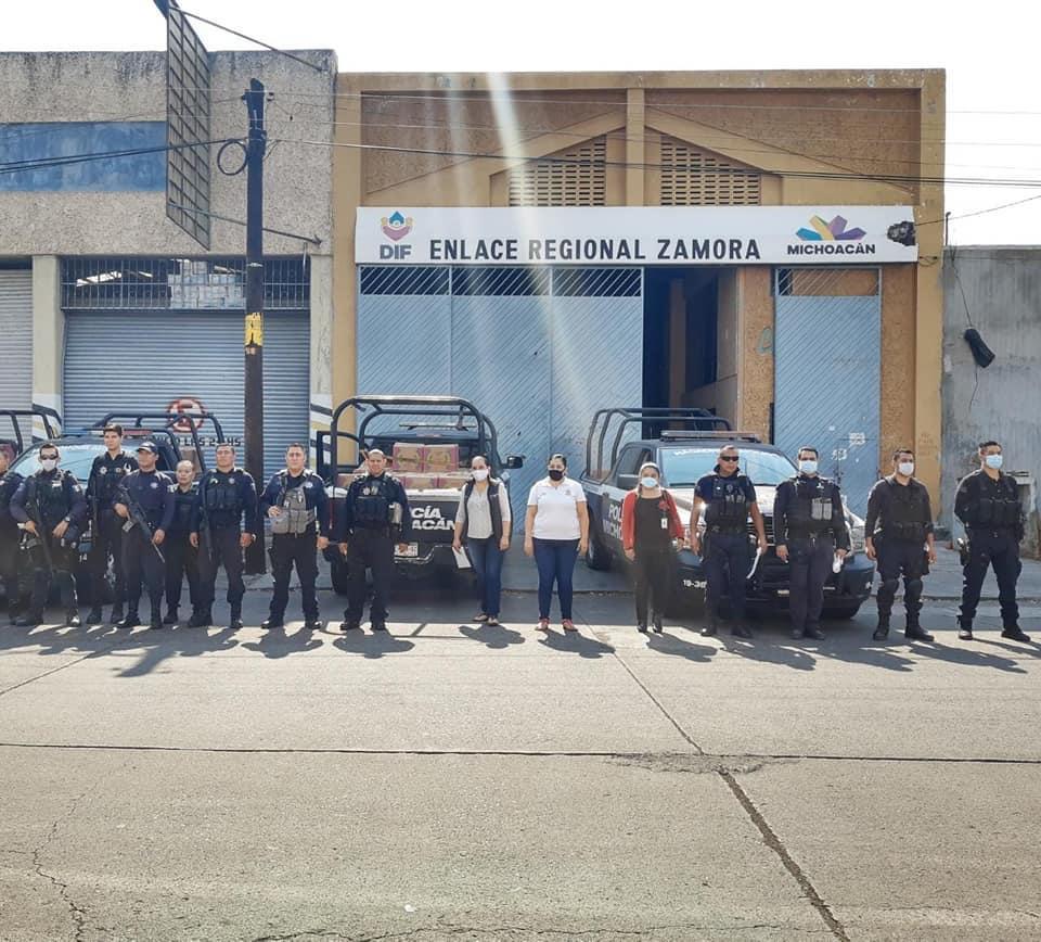  En la Región Zamora, prosigue entrega de Michoacán Alimenta