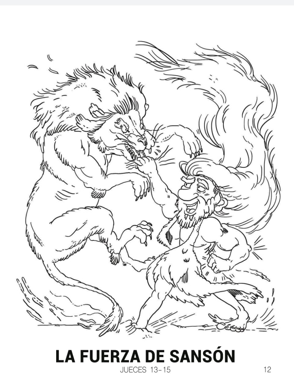  En Club Chanani, ilustraciones para colorear