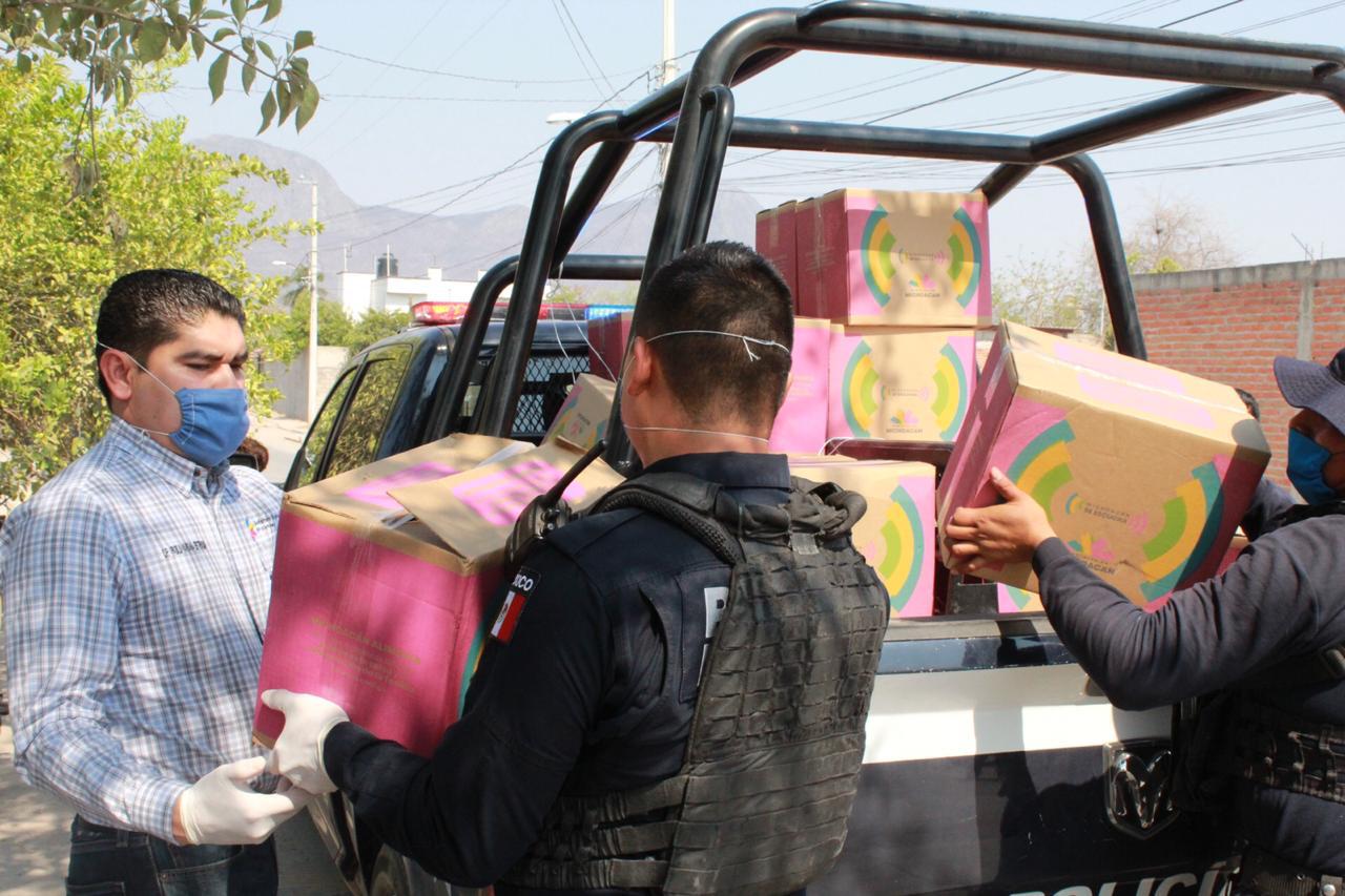 En Región Huetamo, entrega de apoyos de Michoacán Alimenta