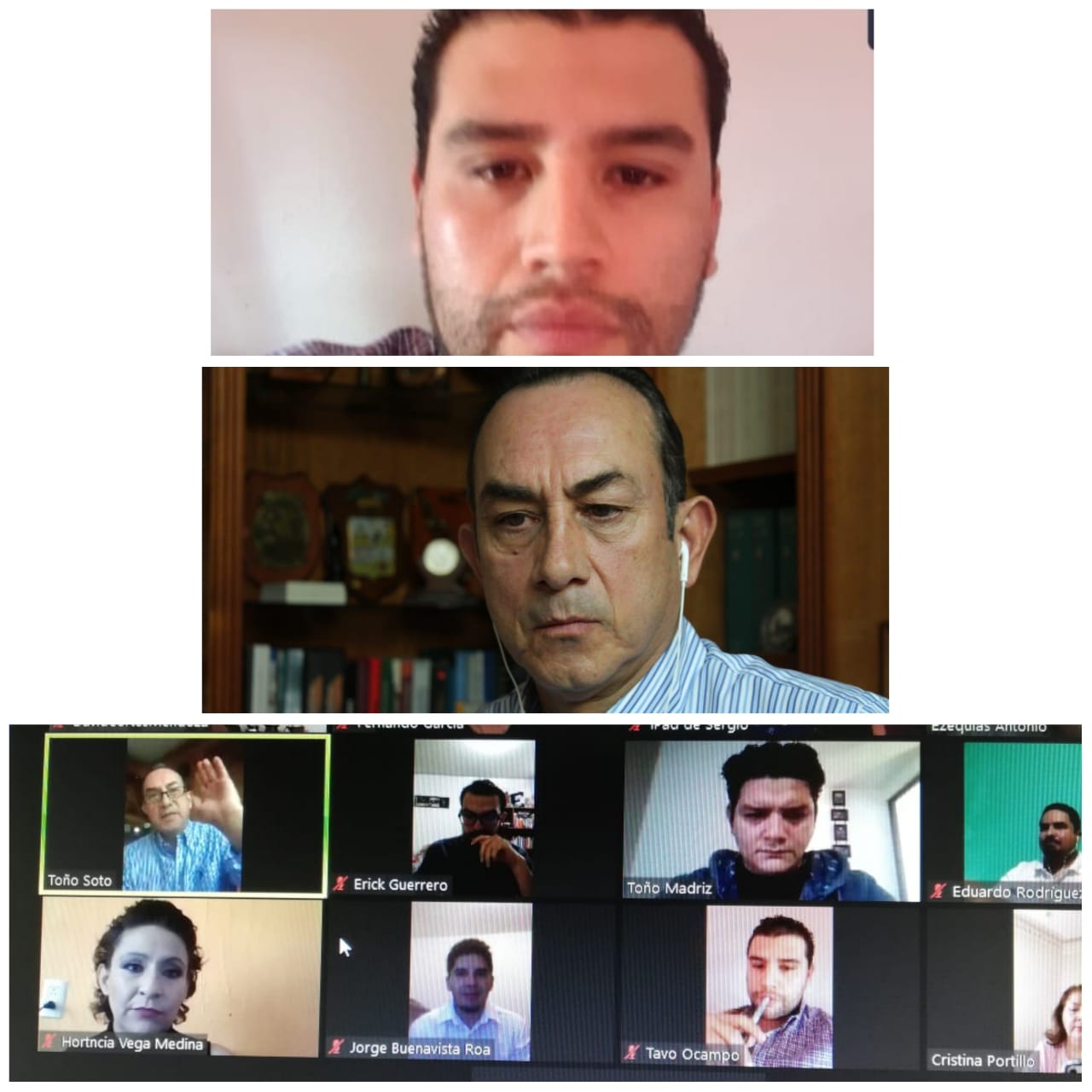 Octavio Ocampo y Antonio Soto participan en reunión para análisis de nueva Ley de Educación.