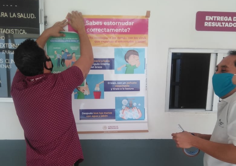  Mantiene la SSM acciones informativas para alertar contra el COVID-19