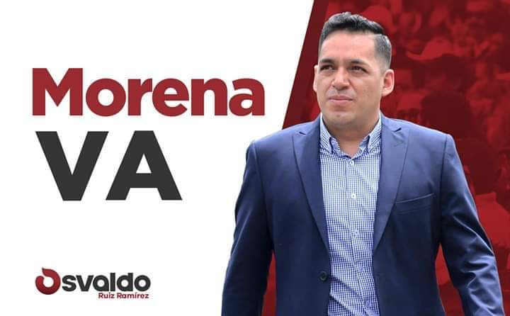  Osvaldo Ruiz da la bienvenida al nuevo delegado de Morena Felipe Rodríguez