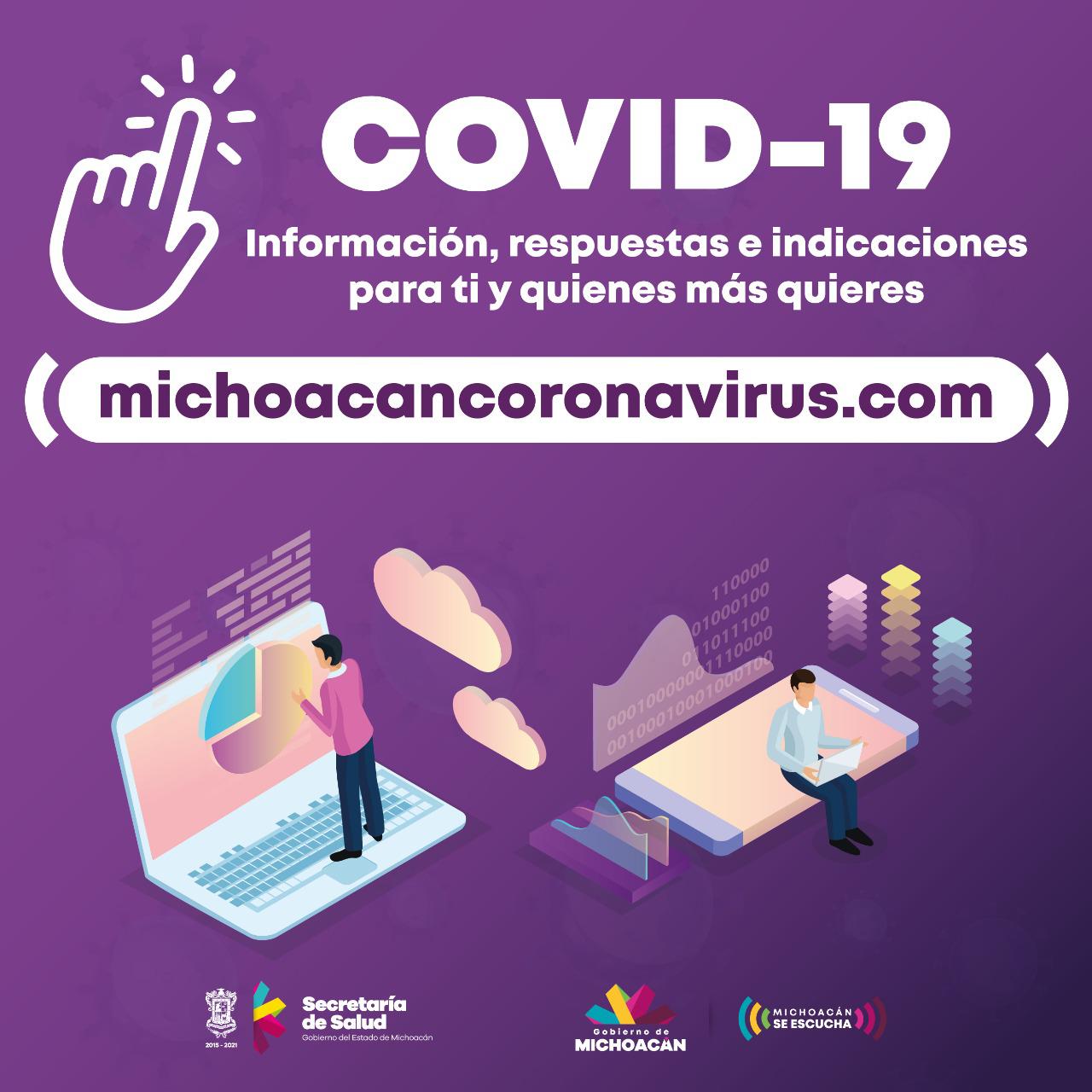  Con micrositio, casi 800 mil usuarios reciben información sobre COVID-19