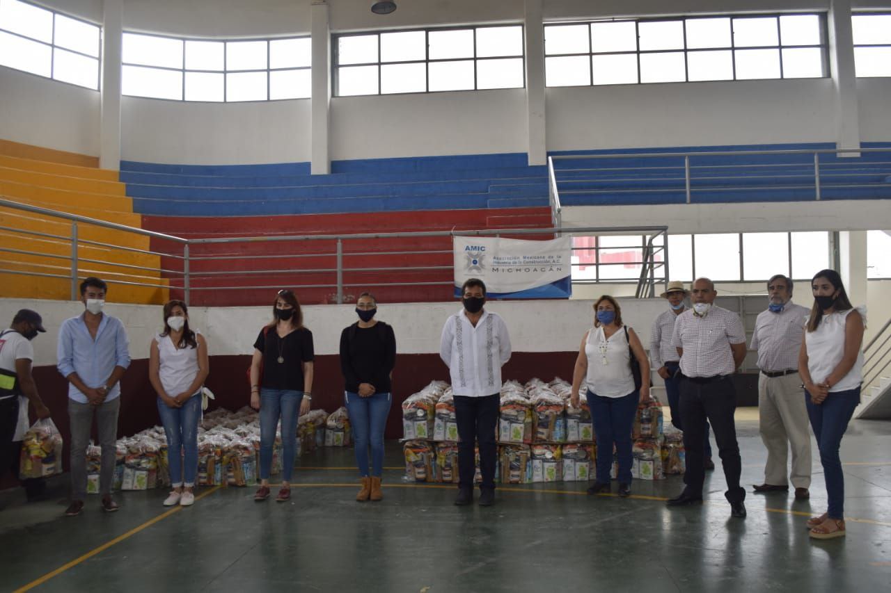  Recibe Gobierno de Morelia donación de apoyos alimentarios