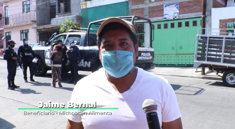 “Despensas de Michoacán Alimenta, una gran ayuda”