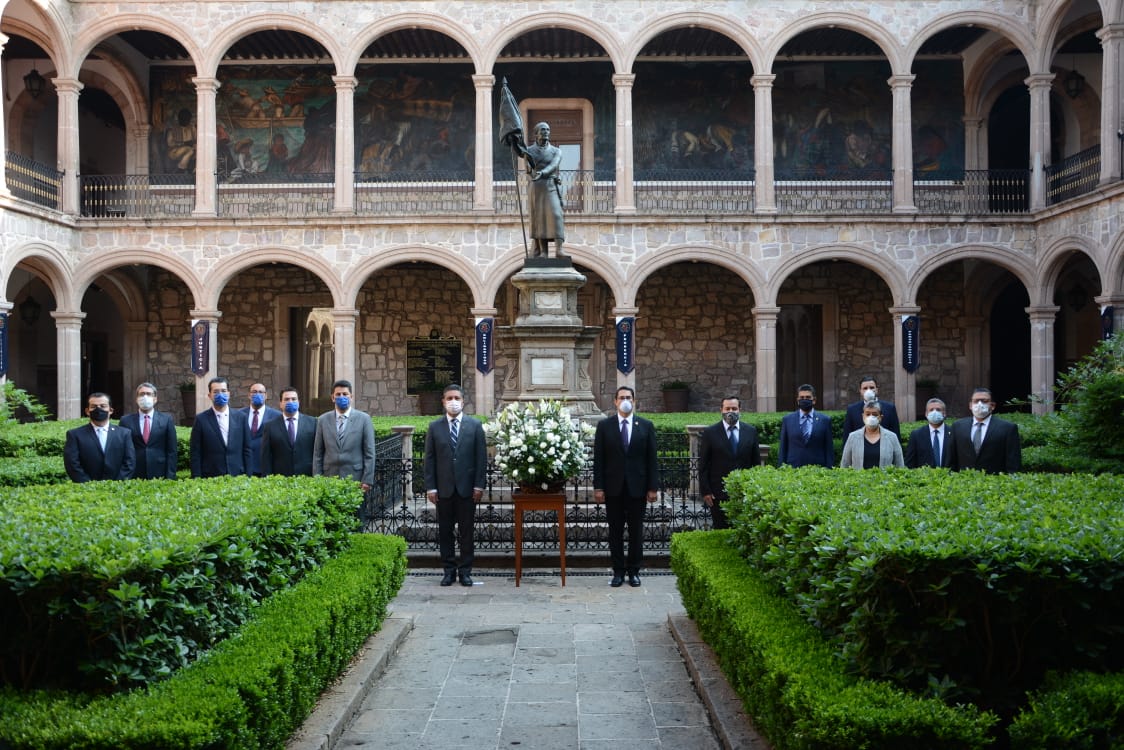  UMSNH conmemora el CCXVII aniversario del natalicio de Miguel Hidalgo