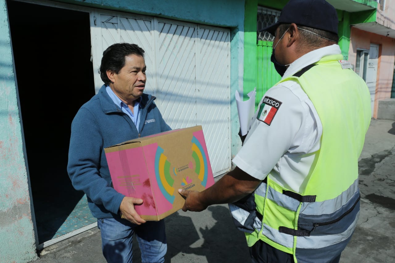 “Con despensa de Michoacán Alimenta, habrá comida para mi familia”