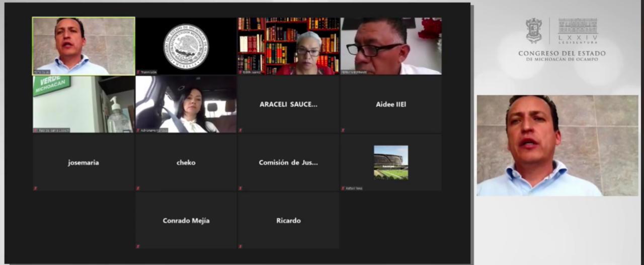  Aprueban dictamen para designar a magistrados de la Salas Civiles Sexta y Octava del Poder Judicial de Michoacán