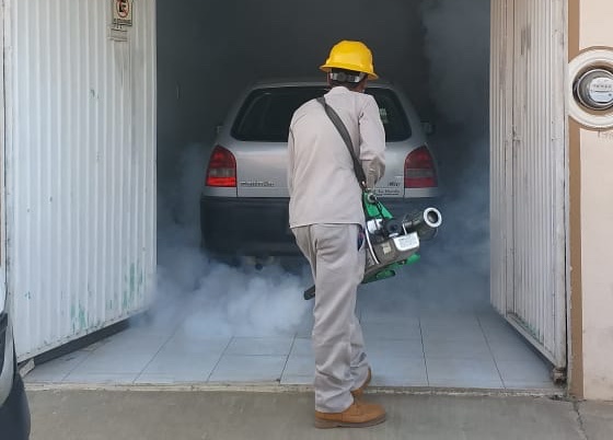 Denuncia SSM, robo de insumos de fumigación contra mosco transmisor de dengue en Apatzingán