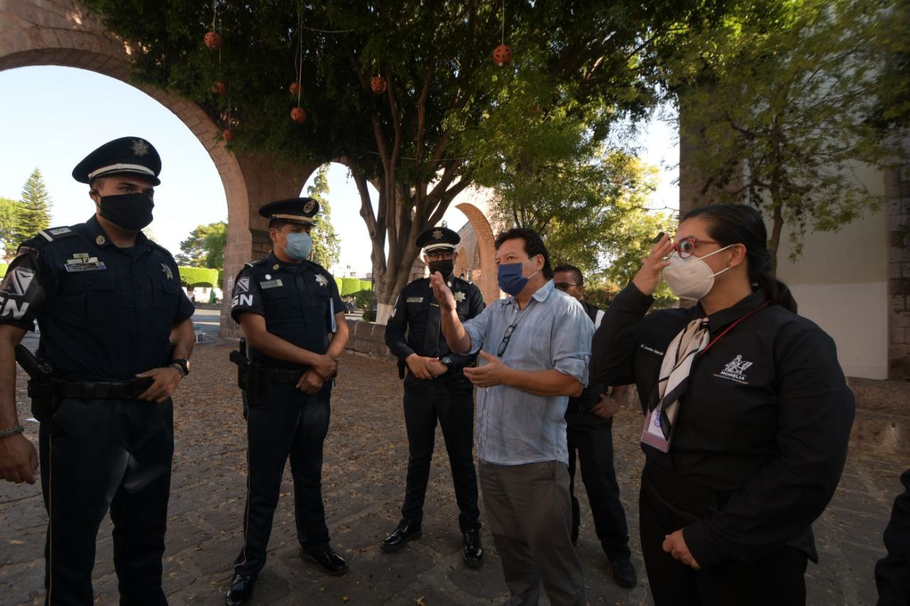  Gobierno de Morelia inicia limpia de grafitis