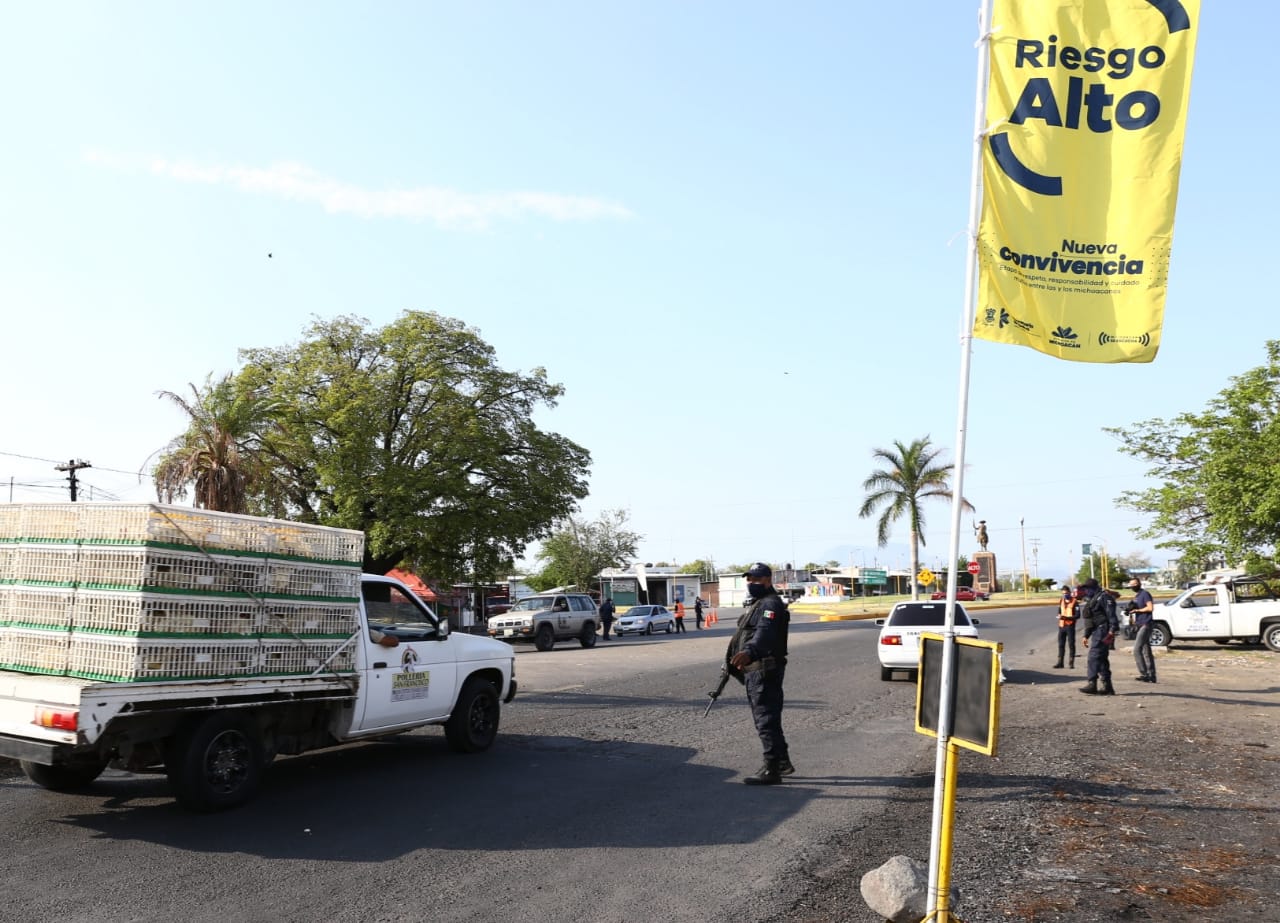  Tiene Múgica Bandera Amarilla; intensifican acciones de prevención de COVID-19