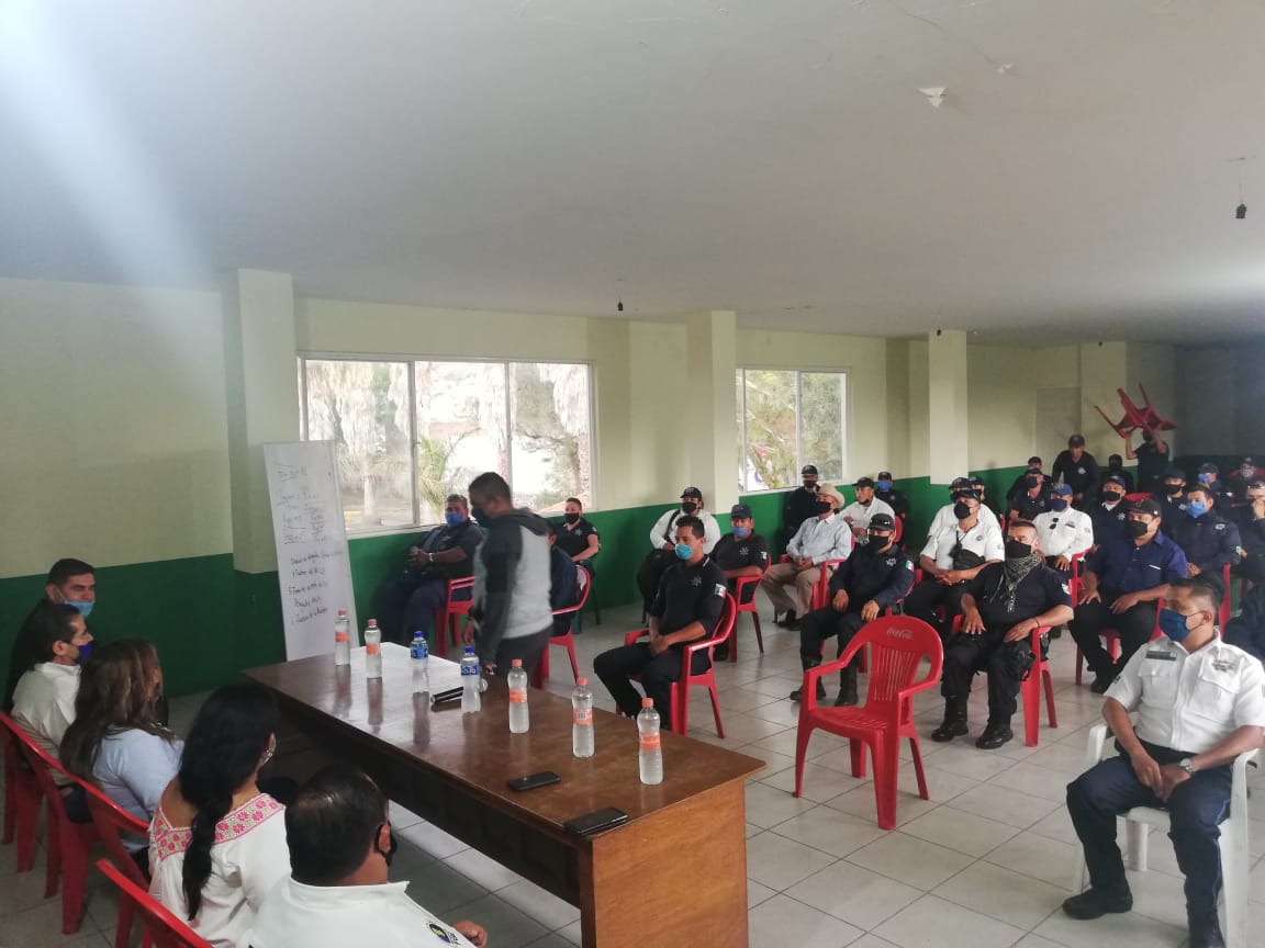 Imparte FGE taller a elementos policiales del municipio de Puruándiro