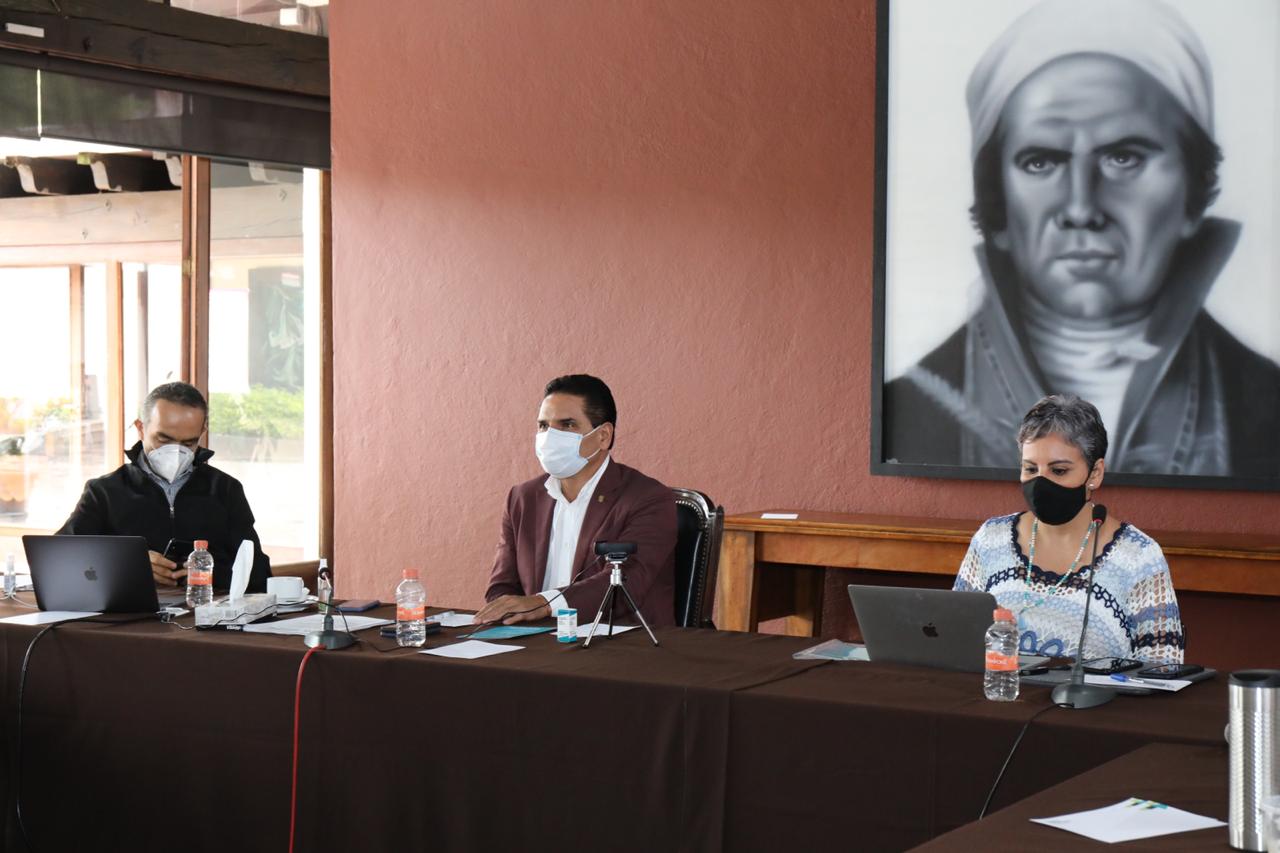  Acuerdan Gobernador y alcaldes fortalecer acciones para romper cadena de contagio por COVID-19