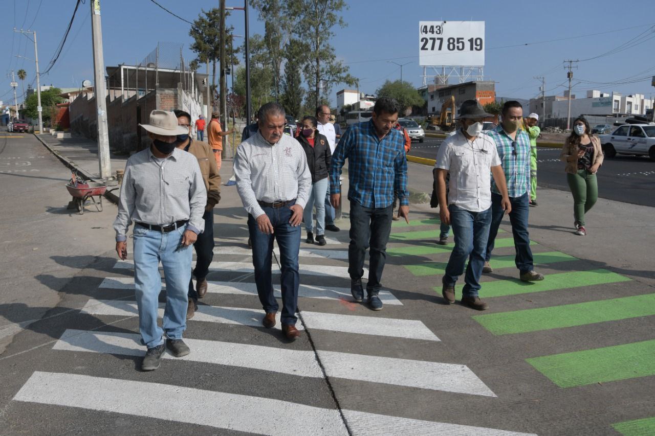  Realiza Raúl Morón supervisión de laterales de Avenida Madero Poniente