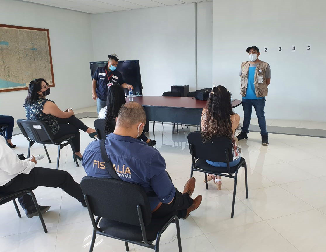  Con capacitación, refuerza Fiscalía Regional de Uruapan, medidas de prevención ante COVID-19