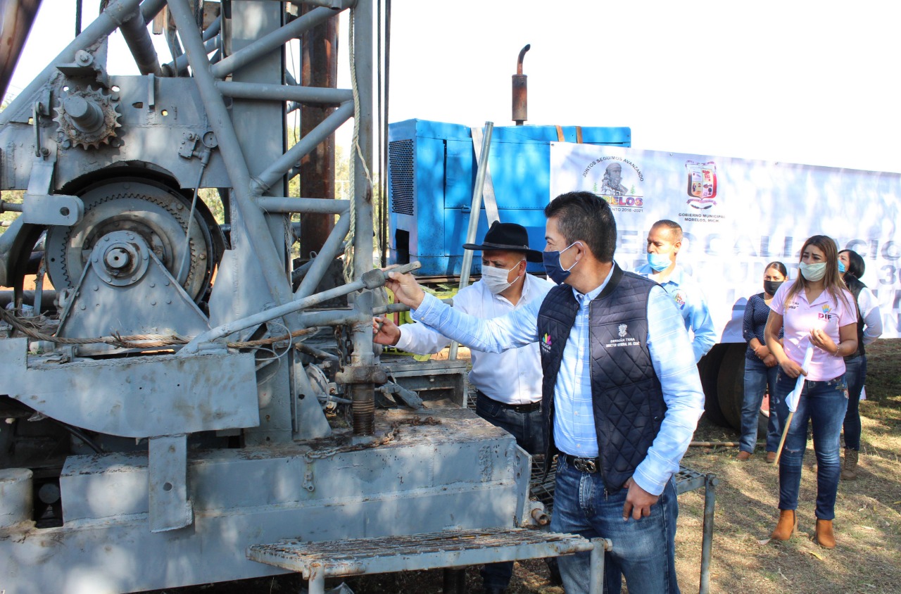 Arranca perforación de pozo de agua potable en El Fresno