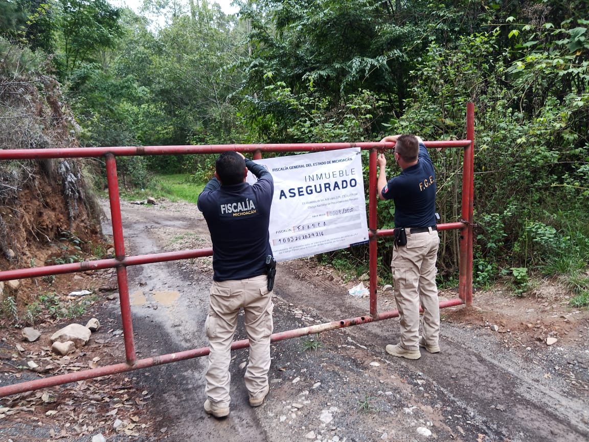  En Madero, asegura FGE predio por su posible relación en el delito de cambio de uso de suelo
