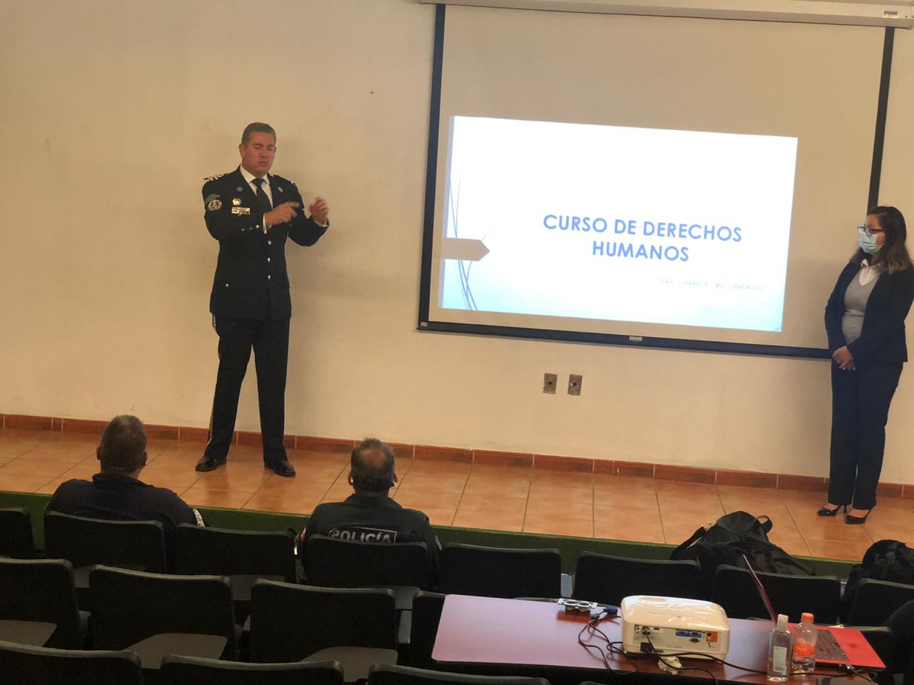  Imparte IEESSPP curso en Derechos Humanos a Policía Michoacán