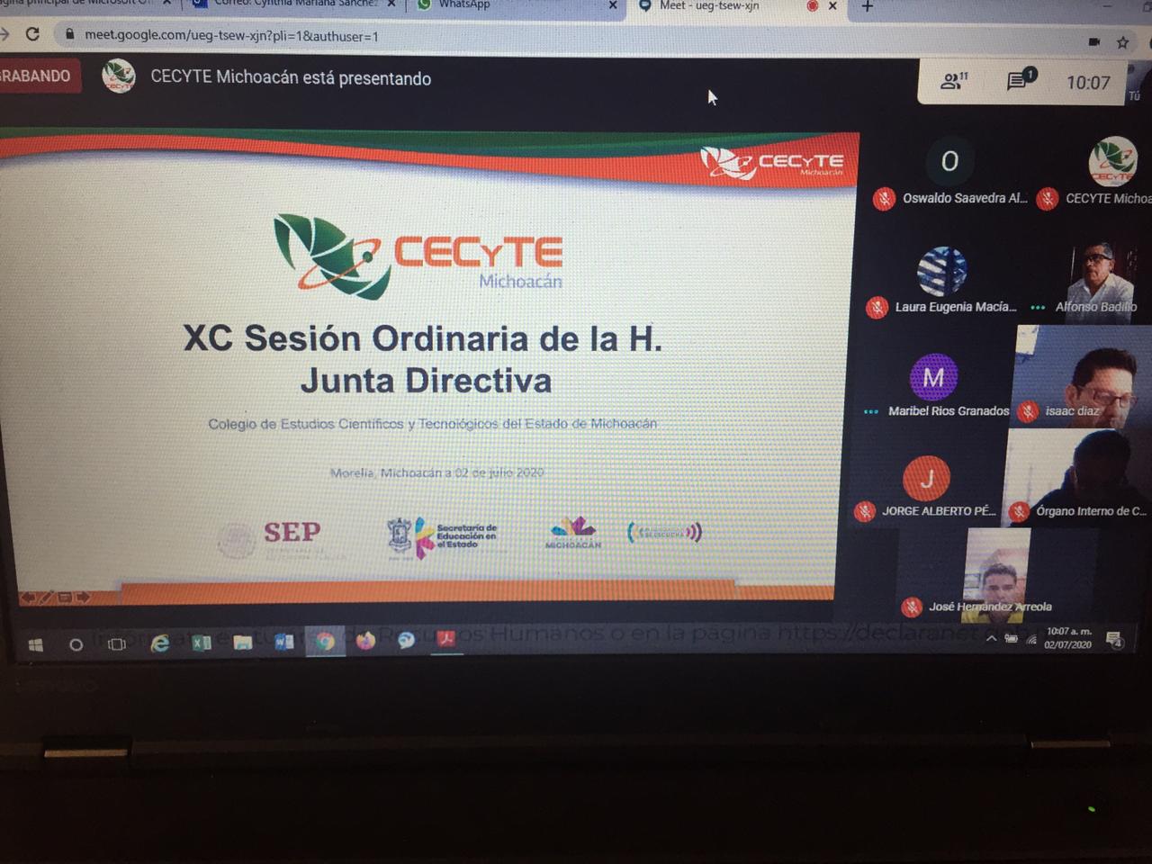 Fortalecen autoridades planeación estratégica del CECyTEM