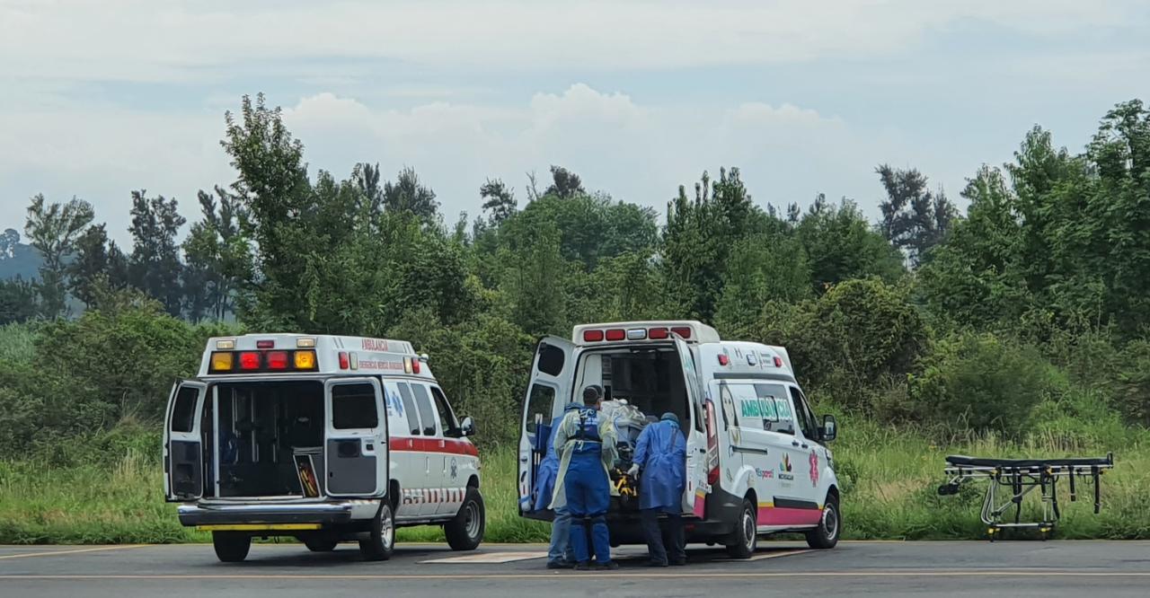  Traslada SSM vía aérea a recién nacido de León a Uruapan