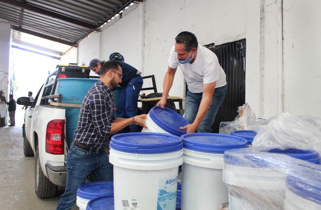  Refuerza gobierno estatal desinfección del agua como medida preventiva