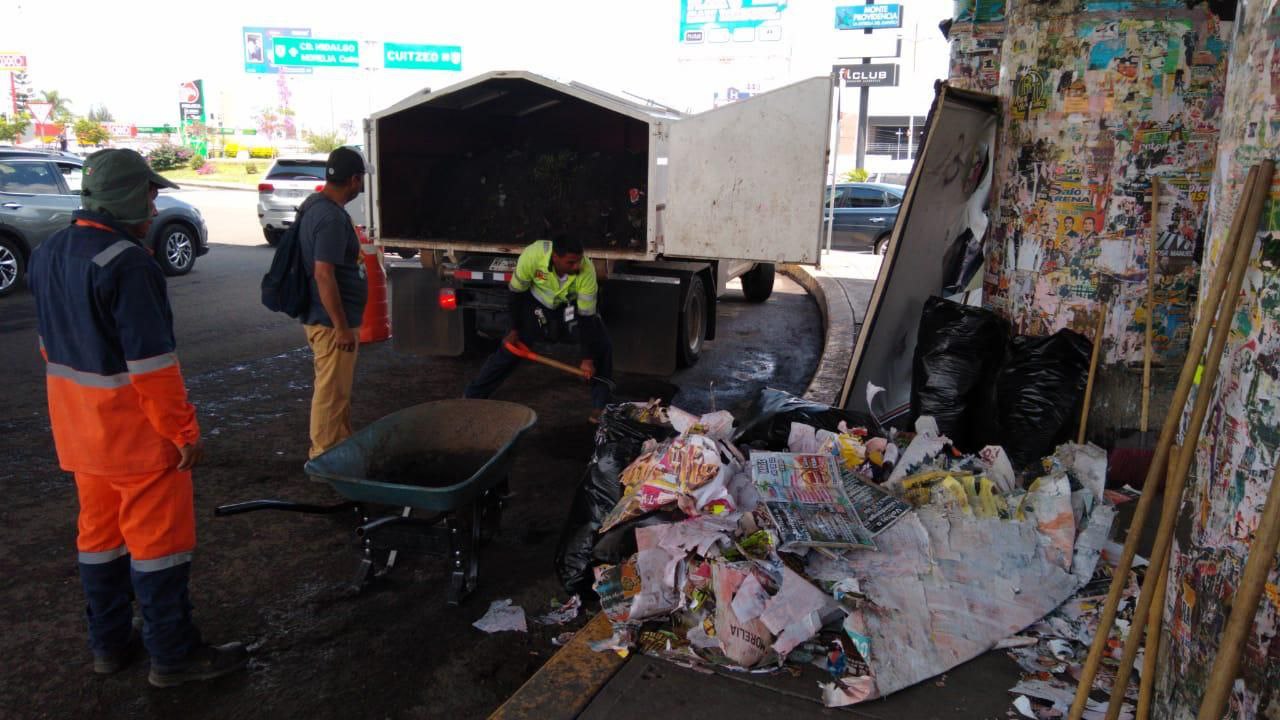 Gobierno Municipal, mantiene trabajo permanente para una ciudad más limpia*