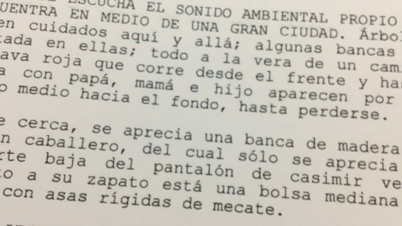 En línea, cápsula para hacer un guion de ficción