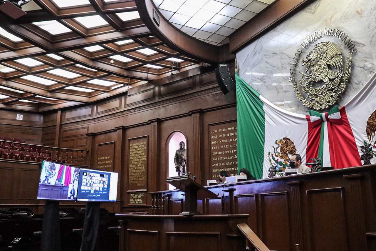  Exhorta Congreso del Estado a federación para que haga llegar las participaciones federales a los municipios michoacanos