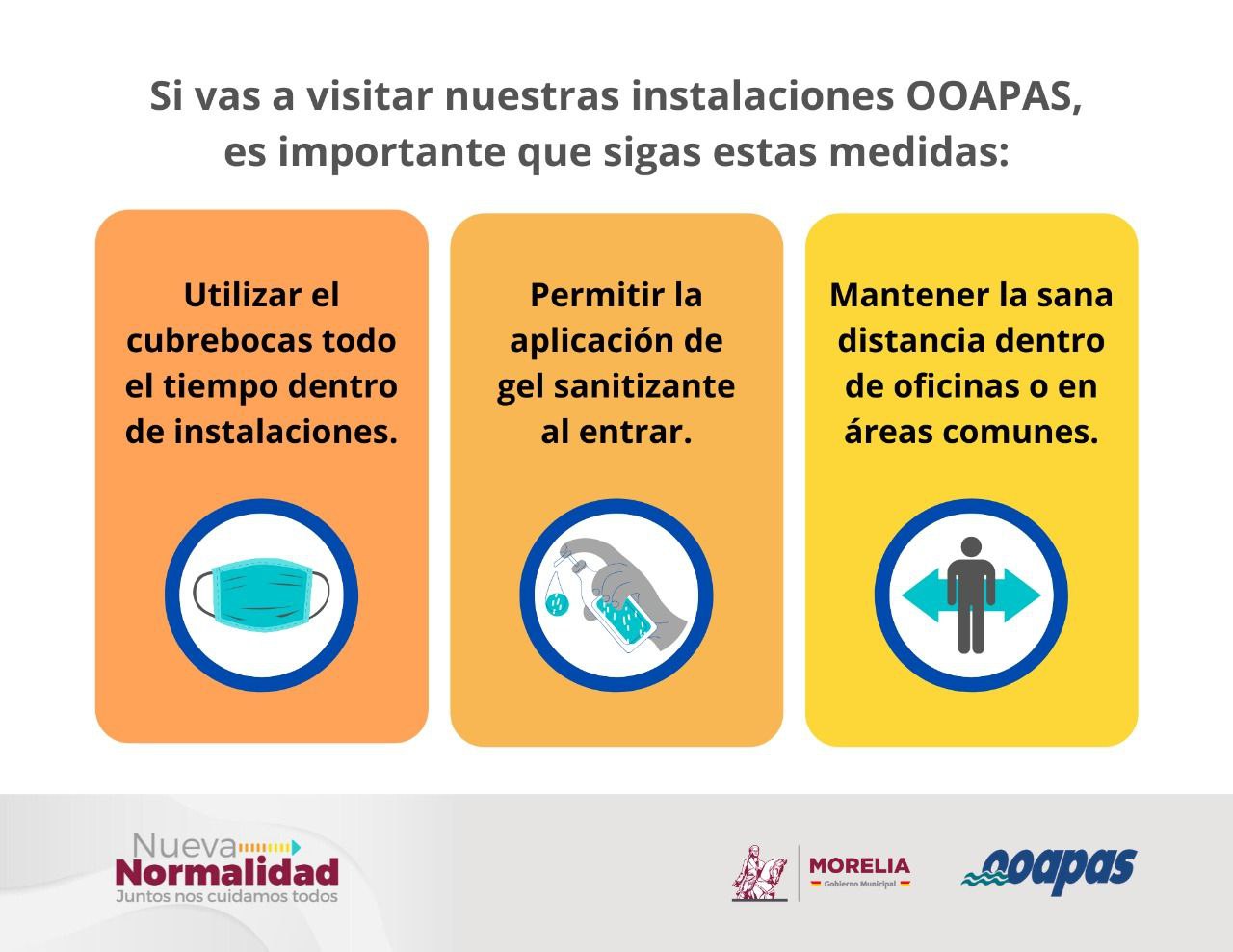  Oficinas OOAPAS se desinfectan semanalmente
