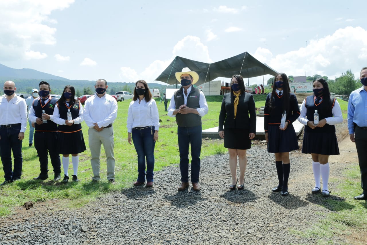  Entrega Gobernador obras a CECYTEM Lagunillas por casi 9 mdp