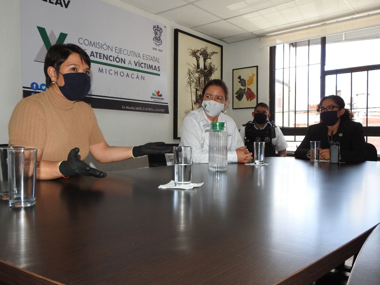 Refuerza coordinación Policía Morelia con CEEAV para atención integral a víctimas de delito