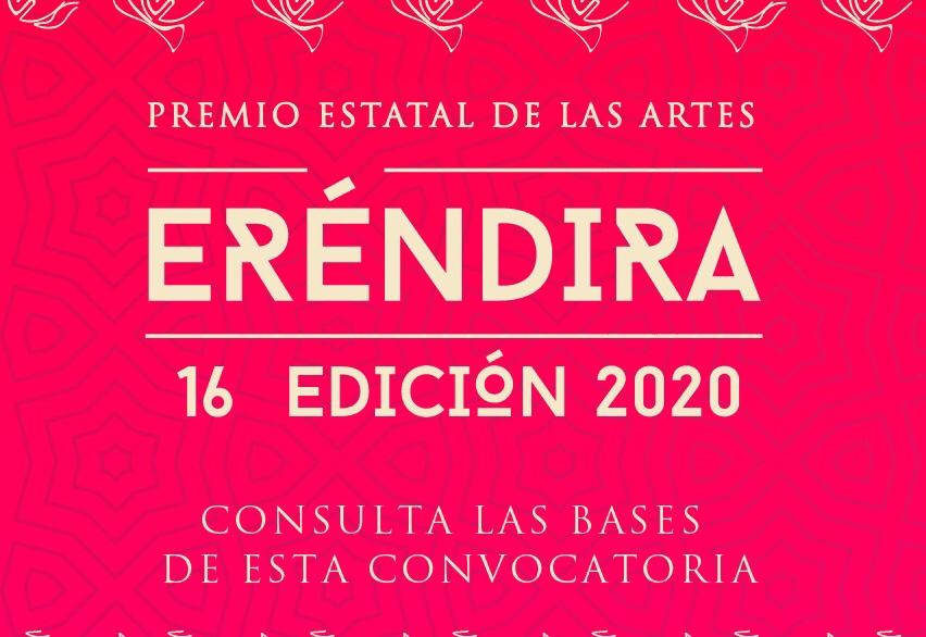  Última semana de inscripción al Premio Estatal de las Artes Eréndira