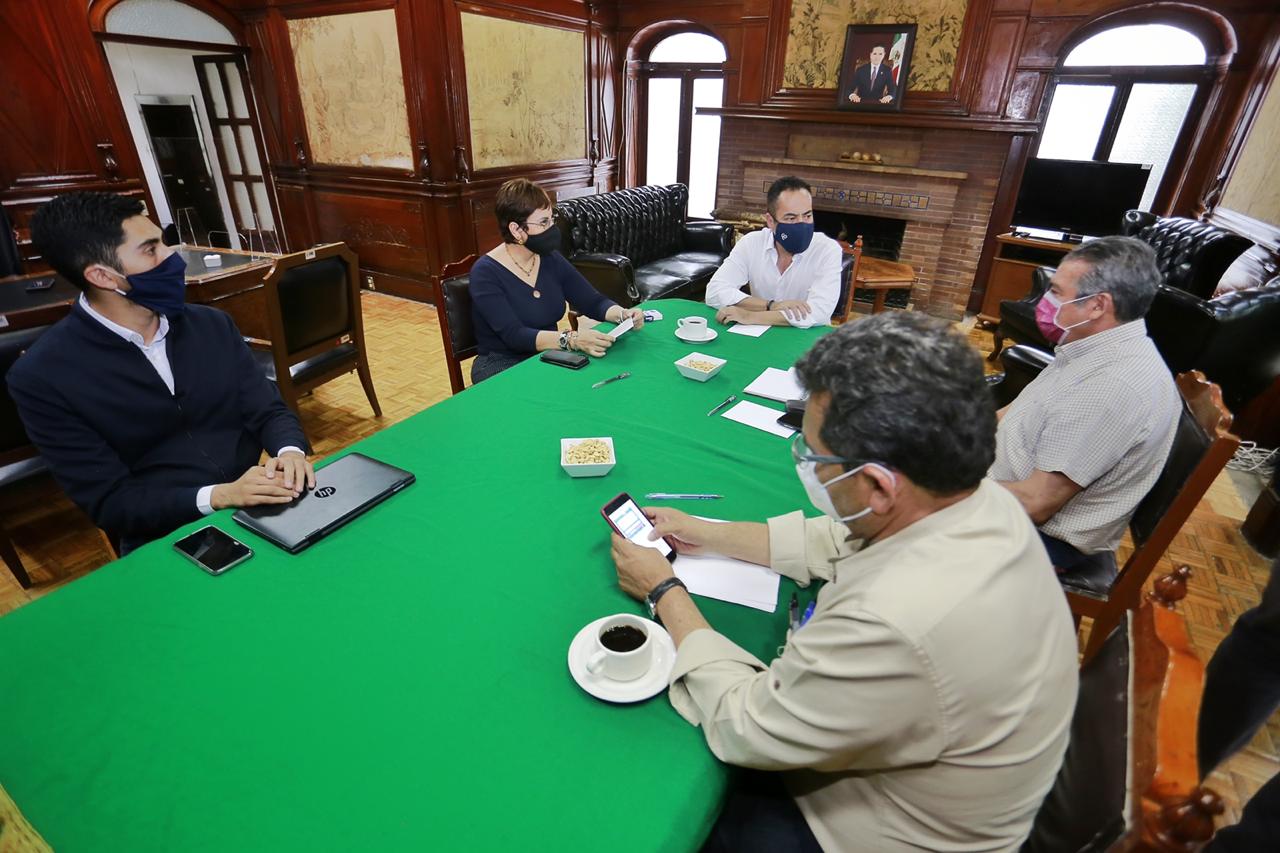 Analizan Gobierno Estatal y Ayuntamiento de Morelia medidas ante COVID-19