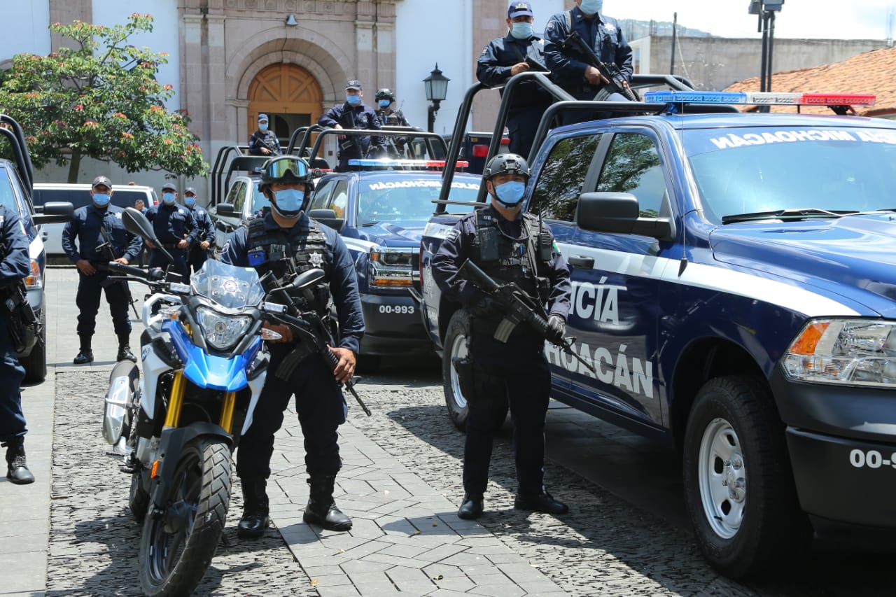  Fortalecen estrategia de seguridad en Uruapan