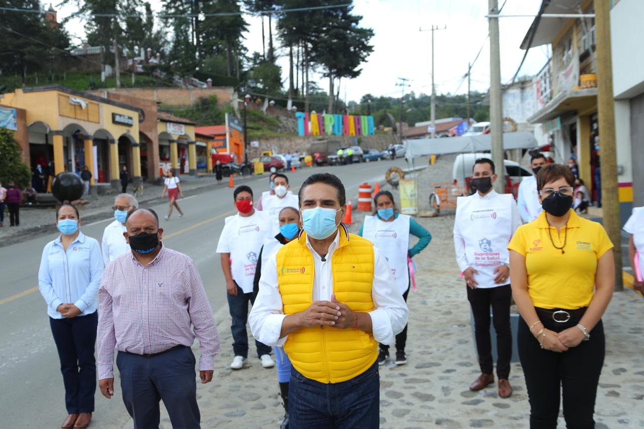 Arranca Gobernador Guardianes de la Salud en tu Comunidad en Tlalpujahua