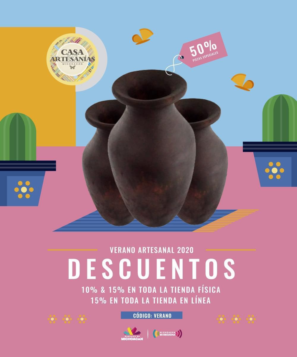 Ofrece Casa de las Artesanías descuentos de verano en todas las piezas