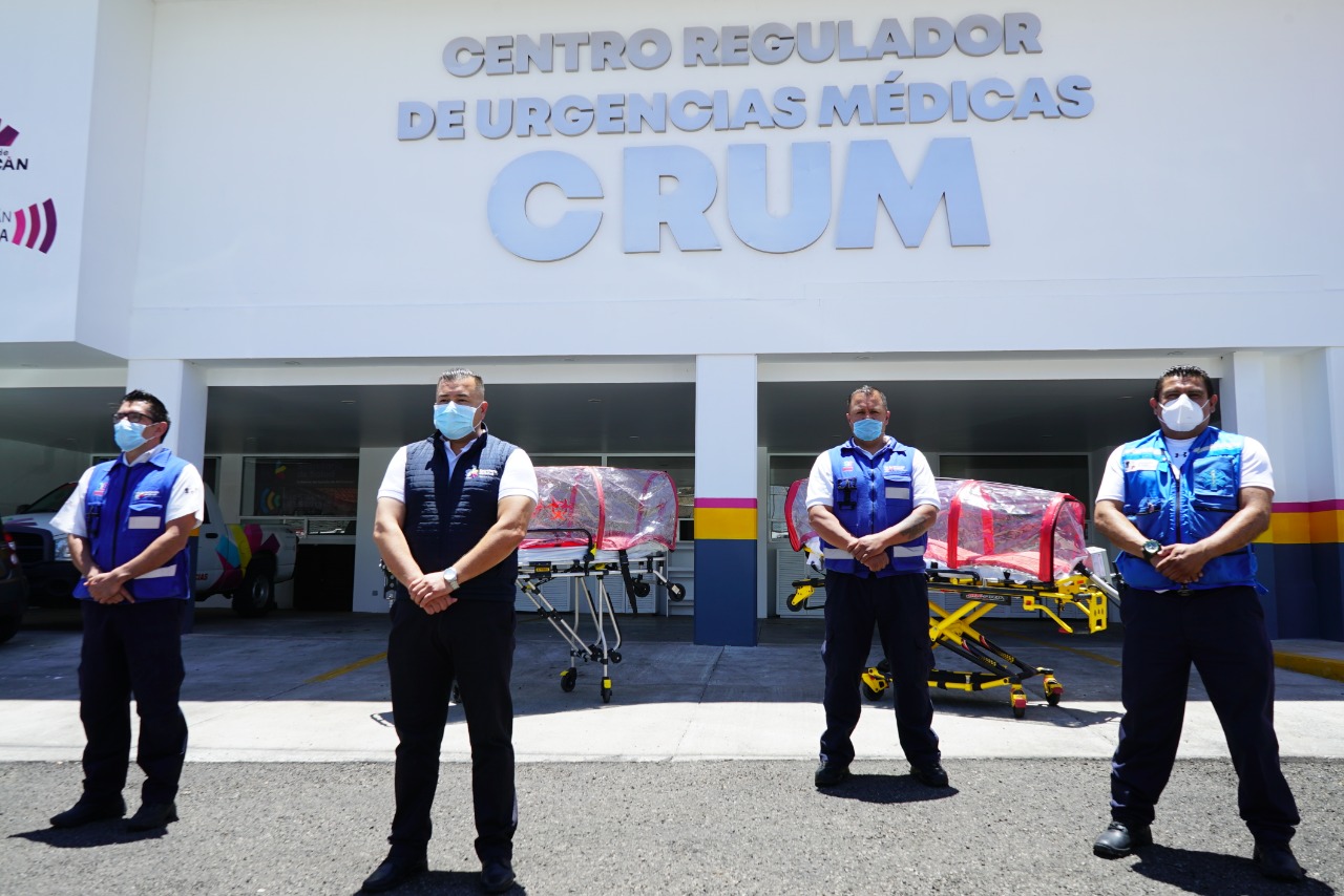  Paramédicos del CRUM sin contagios por COVID-19