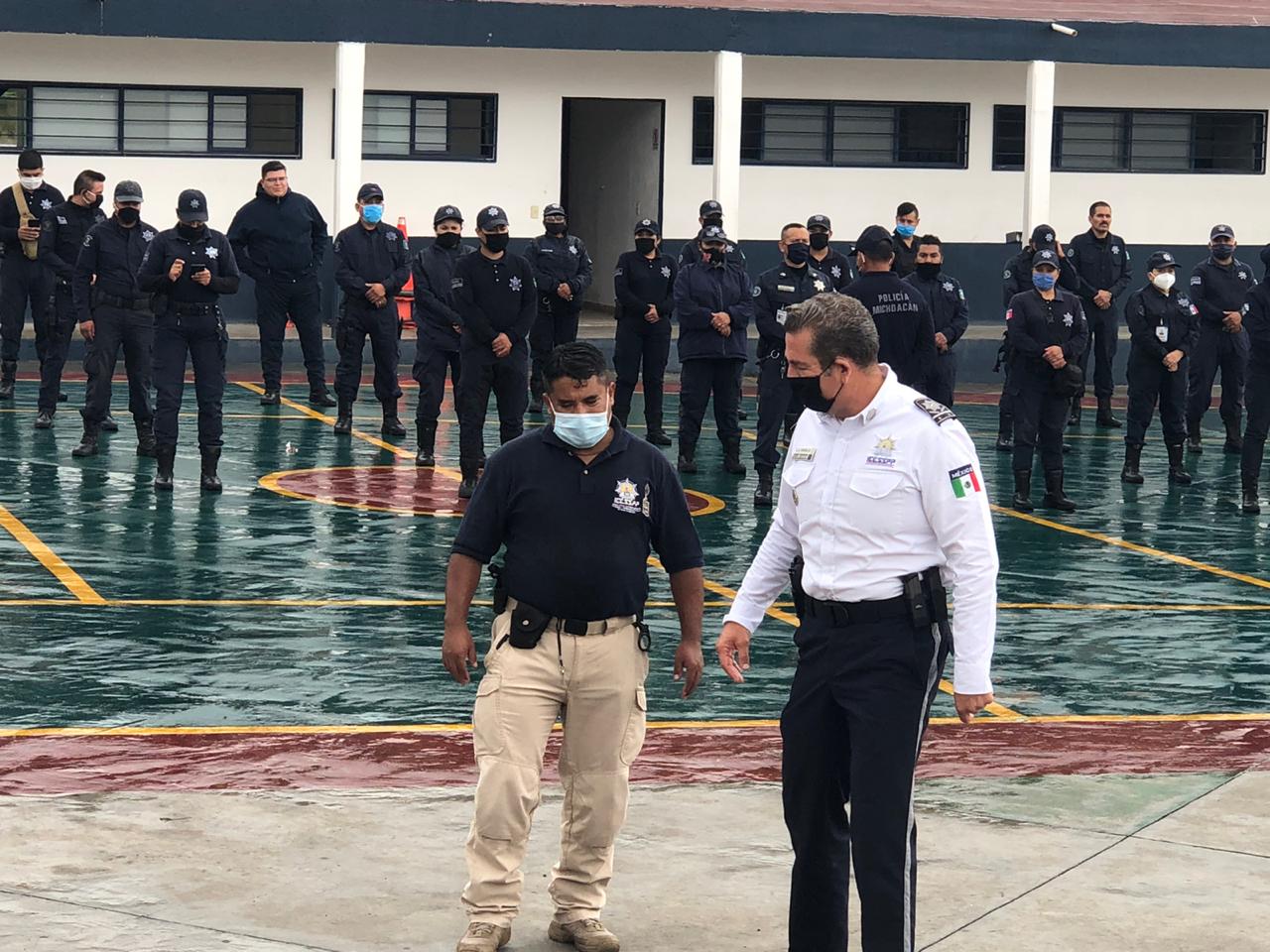 Fortalece IEESSPP con competencias básicas a policía municipal de Zitácuaro