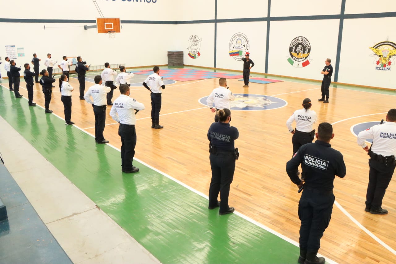 Continúa el IEESSPP la formación de policías municipales