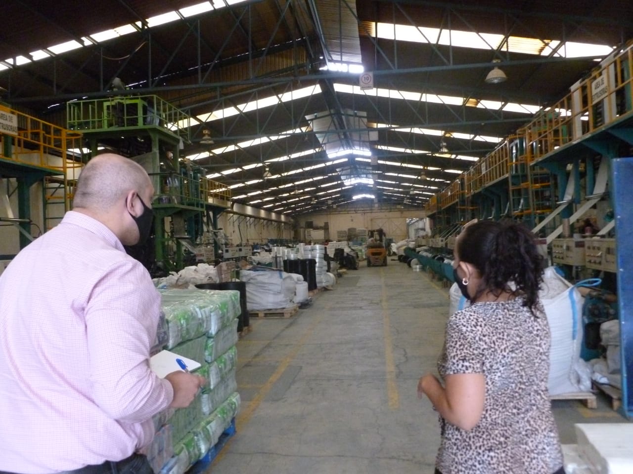  Inspecciona ProAm industria dedicada a la elaboración de bolsas en Tarímbaro