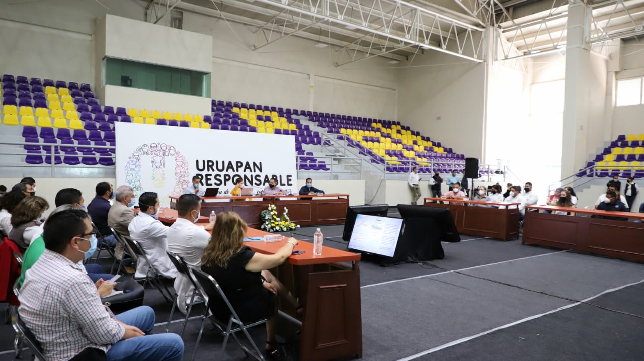  Fortalecen estrategia contra COVID-19 en Uruapan