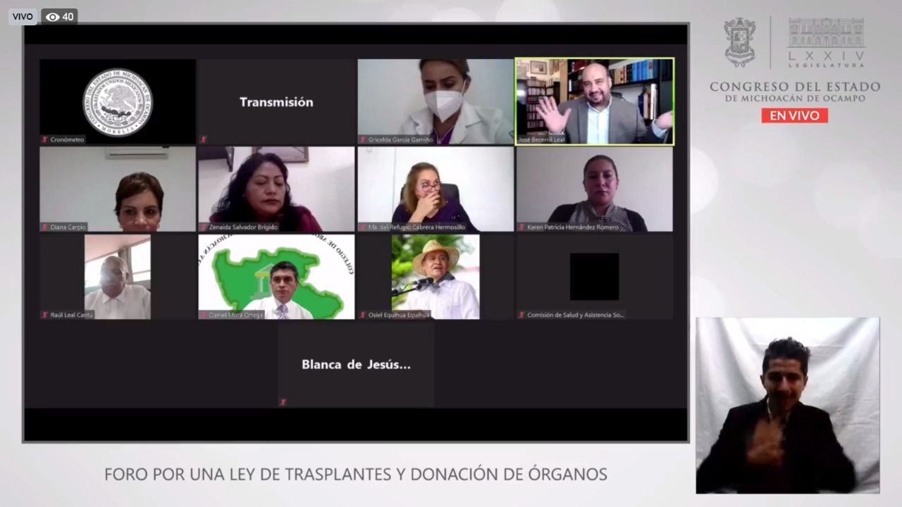  Diputados locales van por Ley de Trasplantes y Donación de órganos, Tejidos y Células