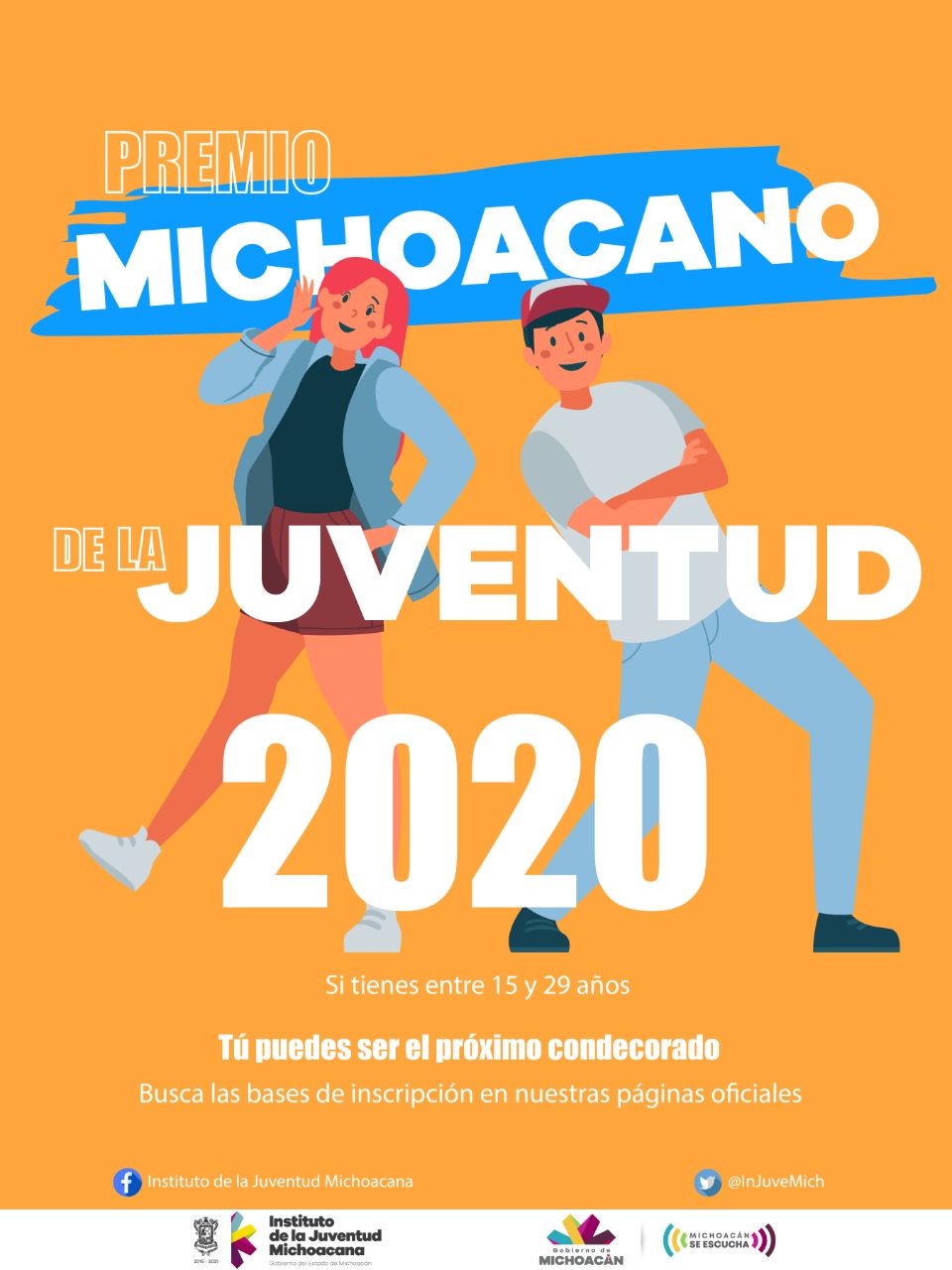  Lanza Ijumich convocatoria para el Premio Michoacano de la Juventud