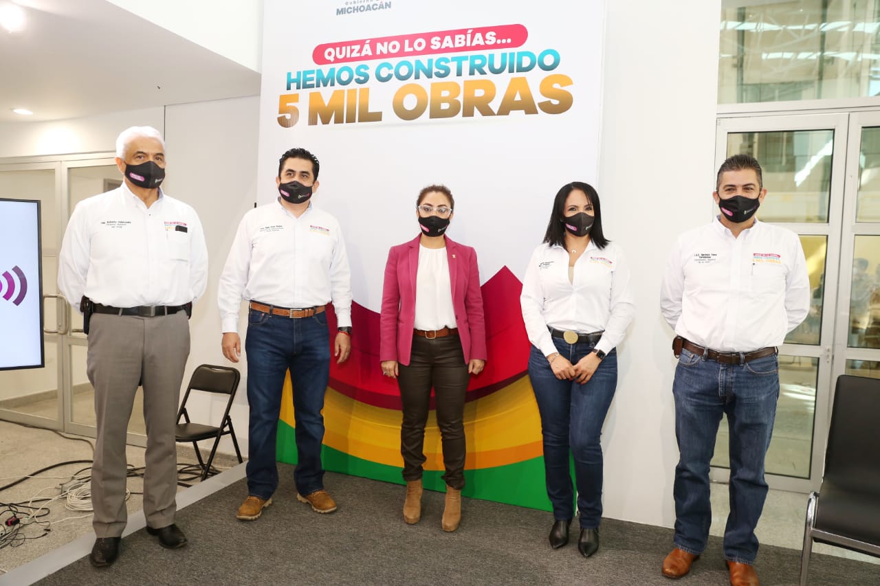  Presume Gobierno de Michoacán construcción de 5 mil obras en 5 años