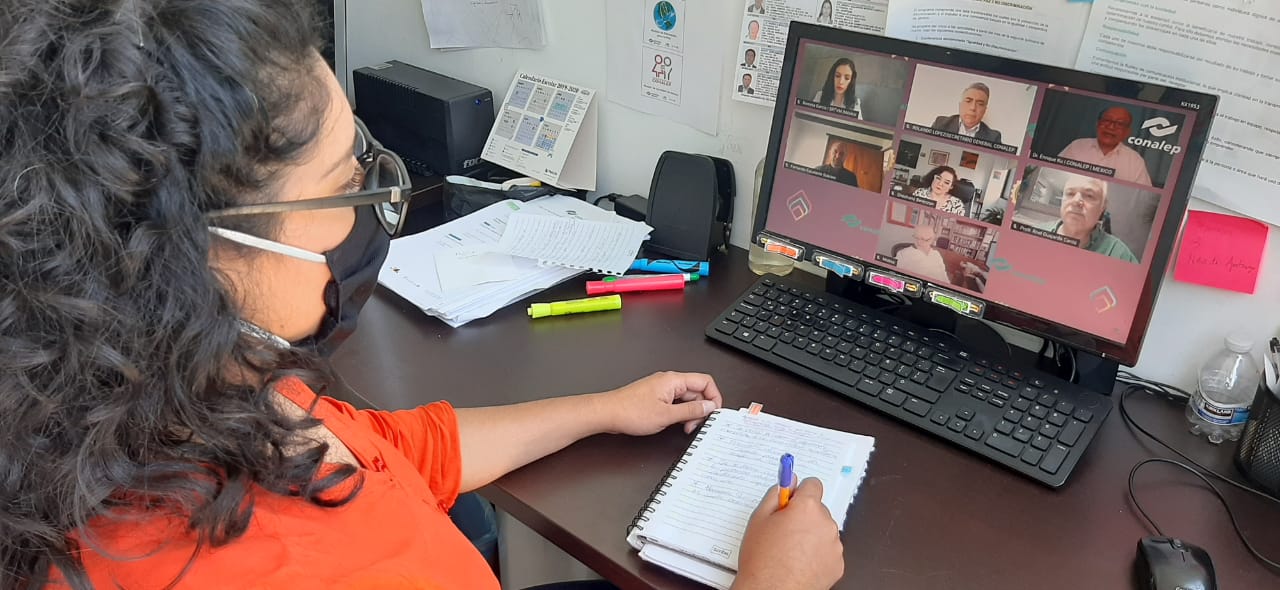  Con programa virtual, Conalep cuida la salud de su personal