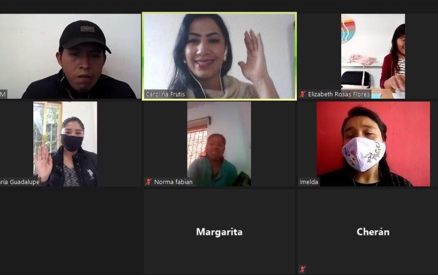  Ofrece Seimujer capacitación en línea a funcionariado de Cherán