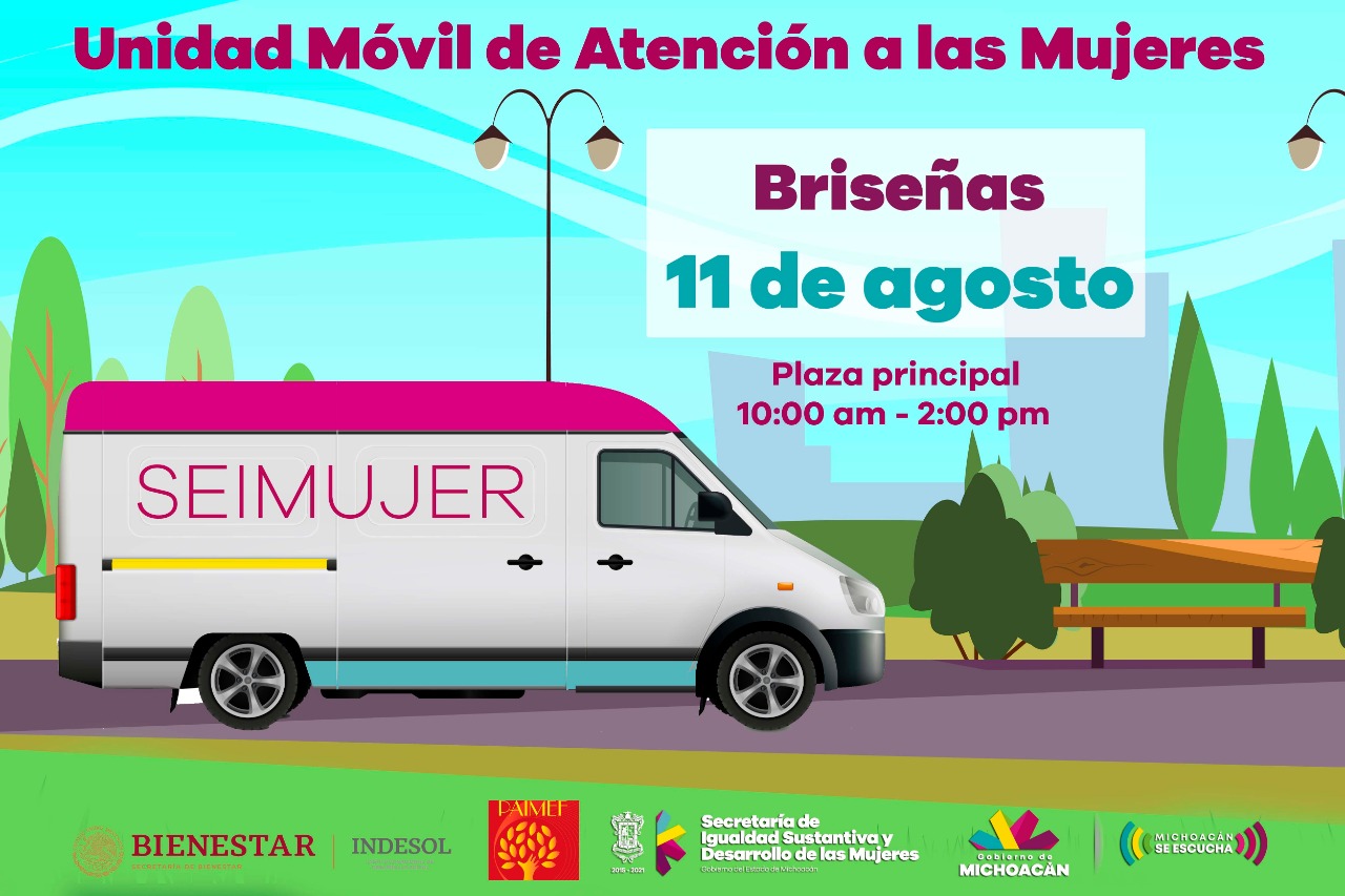  Mañana en Briseñas, Unidad Móvil de Atención a la mujer