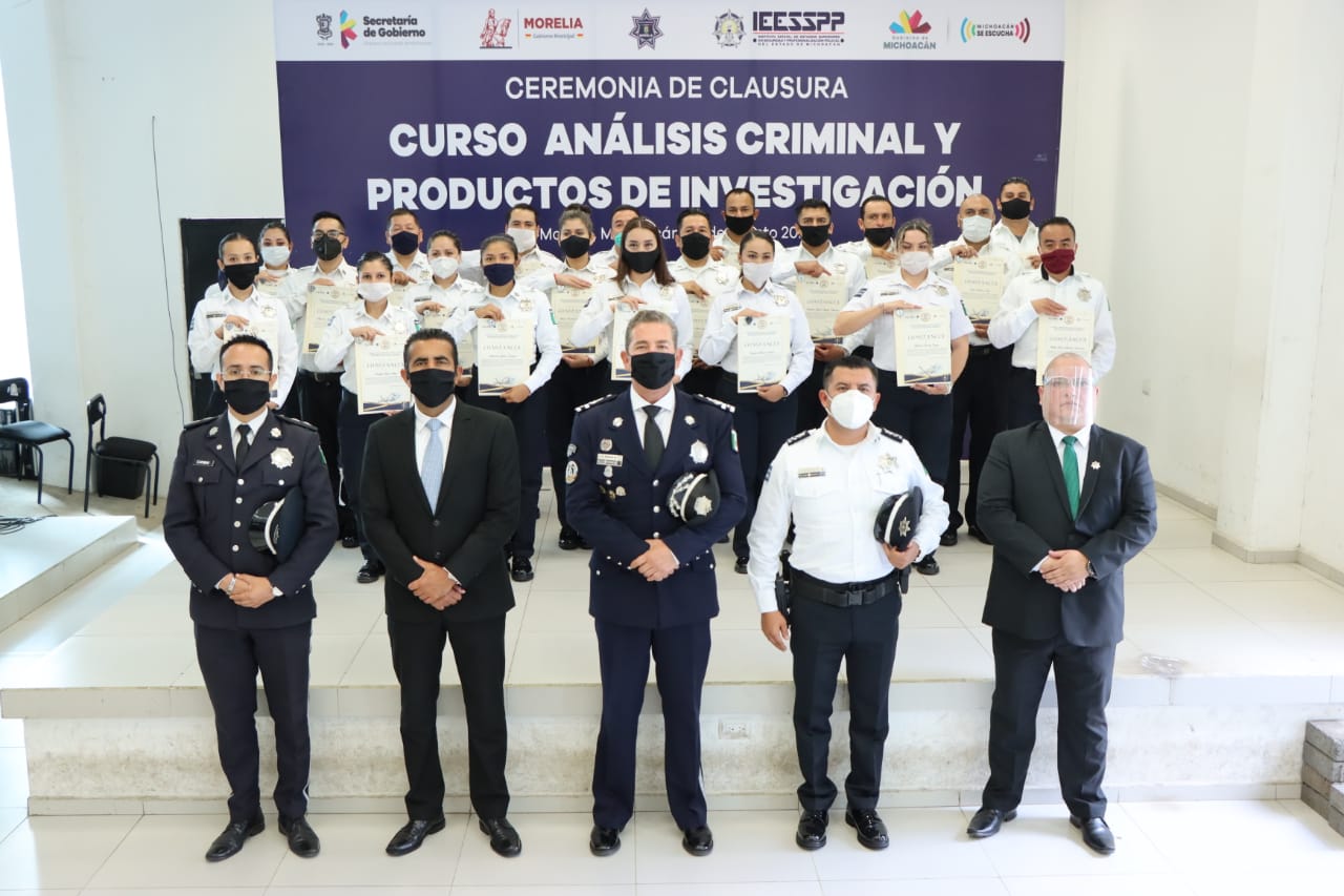 Clausura IEESSPP curso de análisis criminal e investigación